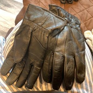 SHELL LEATHER GLOVES